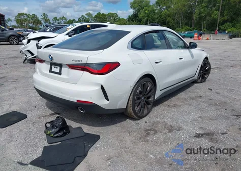 2025 BMW 4 Series Gran Coupe 430I from USA, damaged, VIN WBA23FB01SFV03078